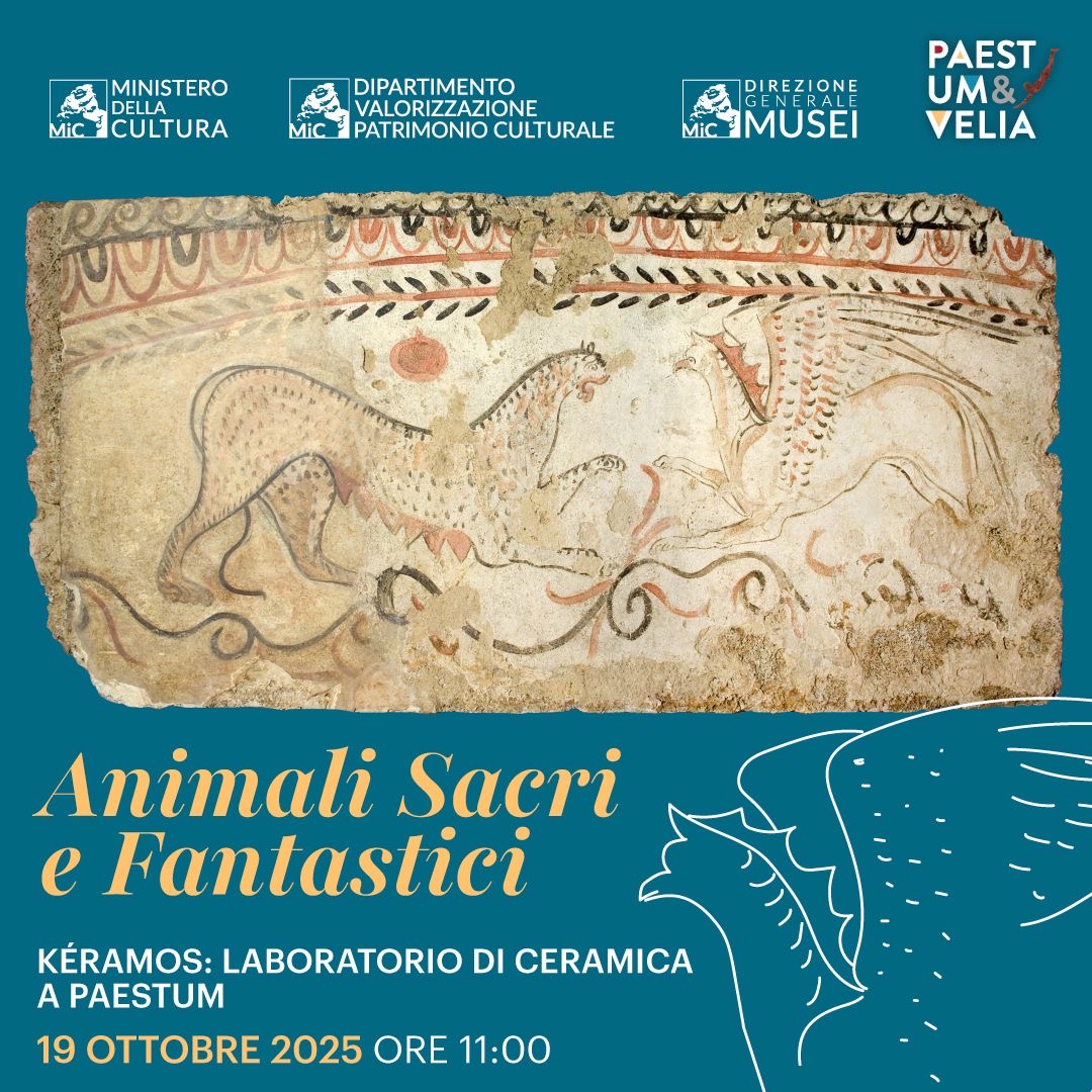 Laboratorio di ceramica Kéramos presso il Museo Archeologico Nazionale di Paestum.